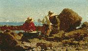 Winslow Homer The Boat Builders oil on canvas